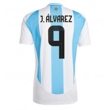 Argentina Julian Alvarez #9 Hemmatröja Copa America 2024 Korta ärmar